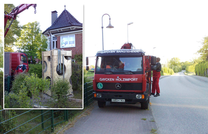 Der Btaonk�se am Stellwerk in Bargteheide