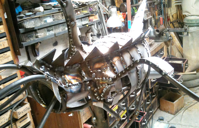 Drache f�r Zmigrod - Kunst von S�ren Clausen